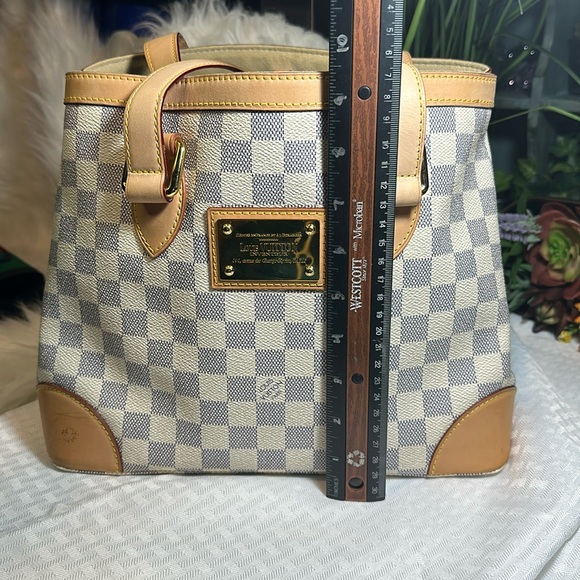 Louis Vuitton purse shoulder bag Handbag “Damier Azur” Hampstead PM - Picture 3 of 16